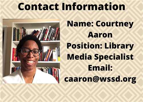 Contact information for SRS Media Specialist